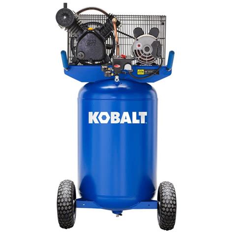 Unscrew the receptacle from the outlet box to expose the terminal screws on both sides of the receptacle. . Kobalt air compressor